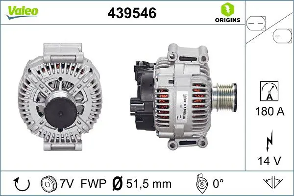 Valeo 439546 Генератор