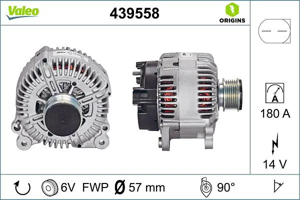 Valeo 439558 Генератор