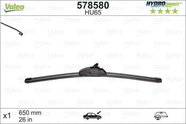Valeo 578580 Щетка стеклоочистителя