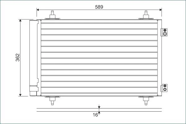 Valeo 814366 Конденсатор