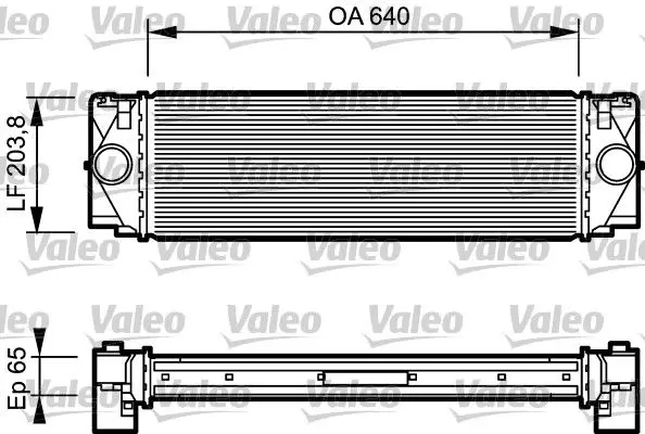 Valeo 817994 Интеркулер MERCEDES-BENZ: