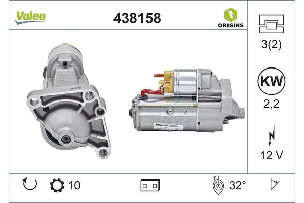 Valeo 438158 Стартер