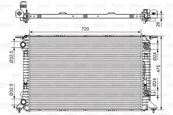 VALEO 735472 Теплообменник