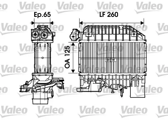 VALEO 817698 Теплообменник
