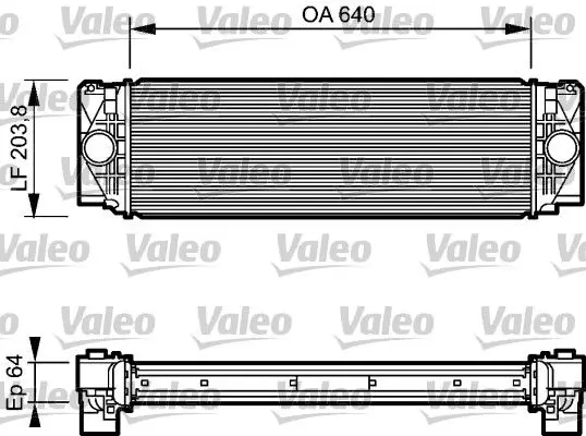 Valeo 818732 Интеркулер VW: CRAFTER 30-35