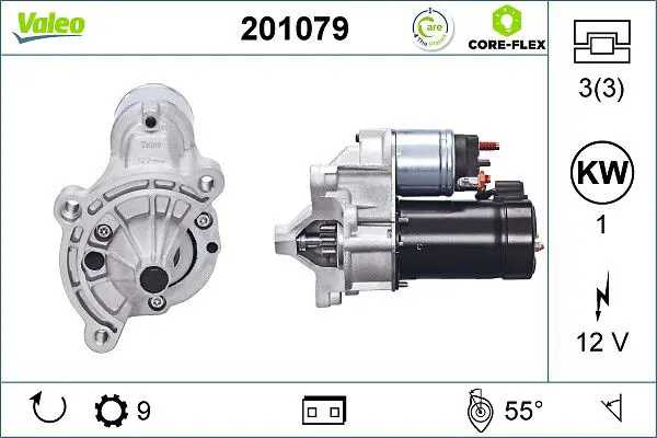 VALEO 201079 Стартер