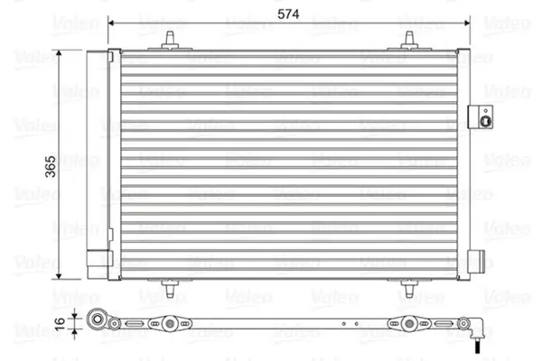 VALEO 814420 Конденсатор, кондиционер