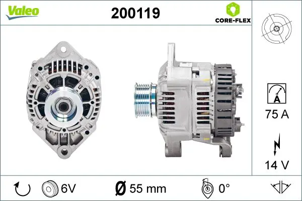 VALEO 200119 Генератор