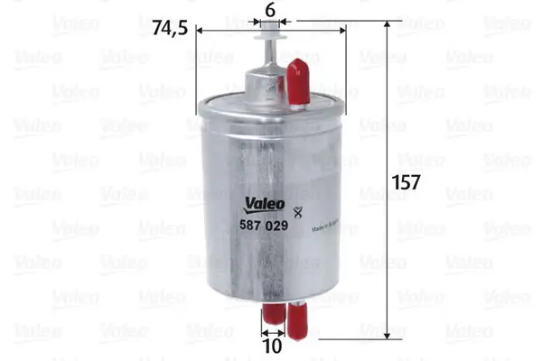 VALEO 587029 Топливный фильтр