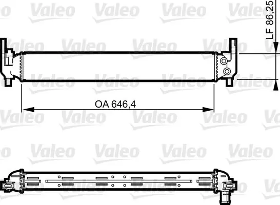 VALEO 735310 Радиатор двигателя