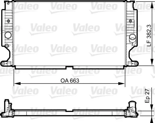 VALEO 735188 Теплообменник