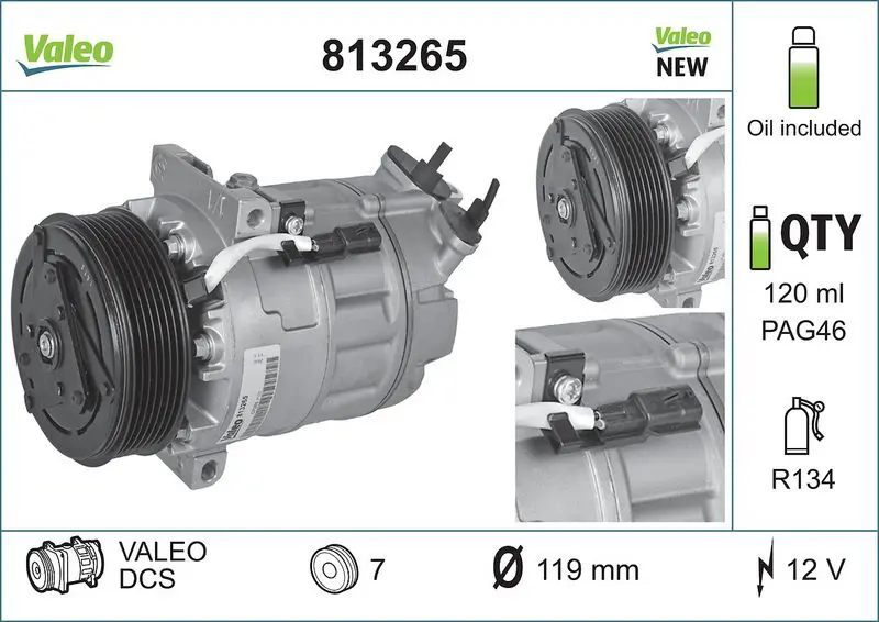 Valeo 813265 Компрессор кондиционера