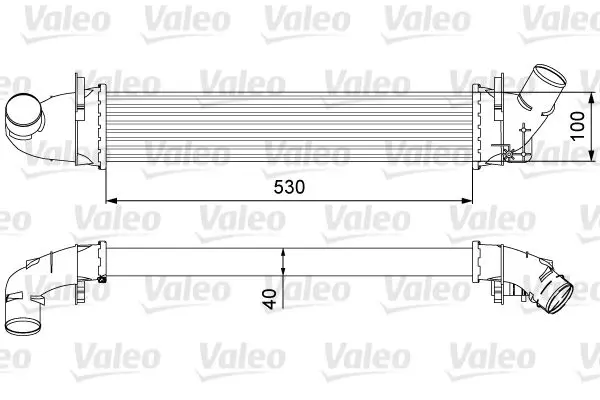VALEO 818544 Интеркулер