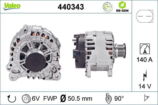 VALEO 440343 Генератор