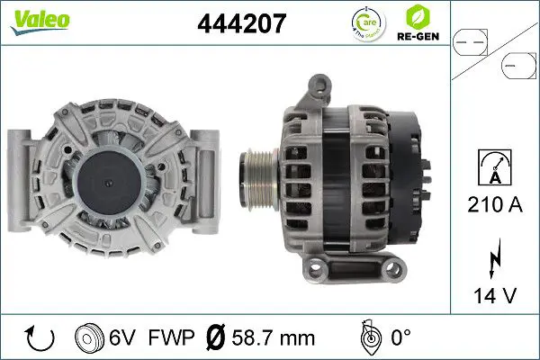 VALEO 444207 Генератор