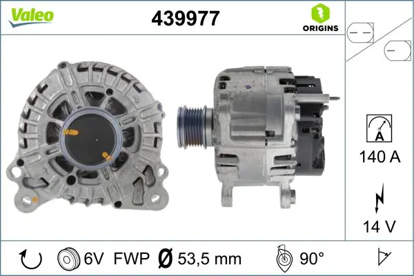 VALEO 439977 Генератор