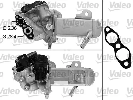 VALEO 700451 Модуль возврата ог