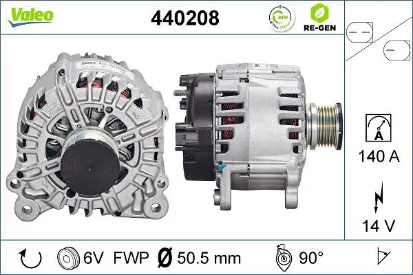 VALEO 440208 Генератор
