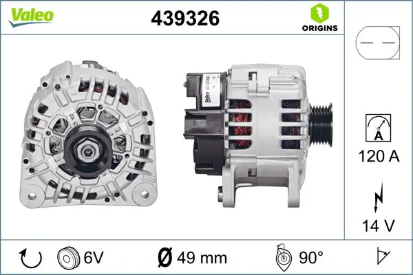 Valeo 439326 Генератор