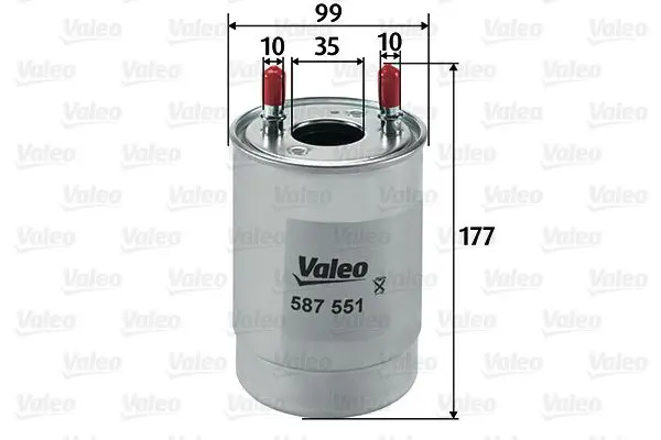 587551 Топливный фильтр VALEO