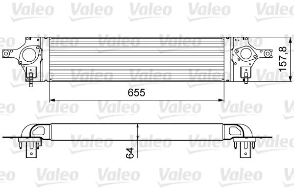 VALEO 818358 Интеркулер
