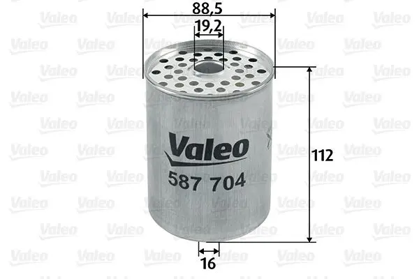 VALEO 587704 Фильтр топливный диз.