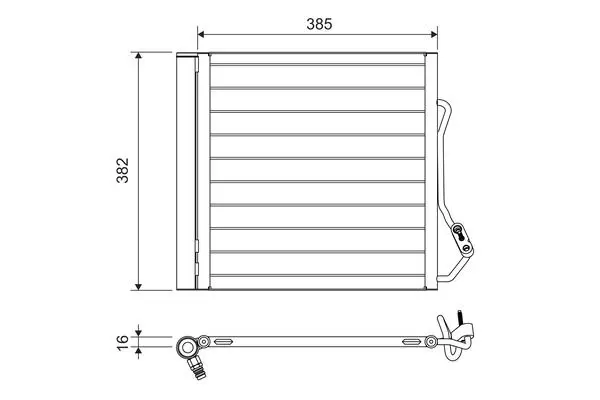 VALEO 822639 Конденсатор, кондиционер