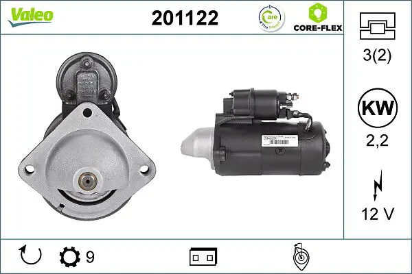 VALEO 201122 Стартер