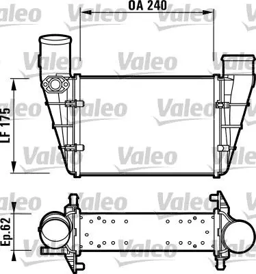 VALEO 817625 Теплообменник