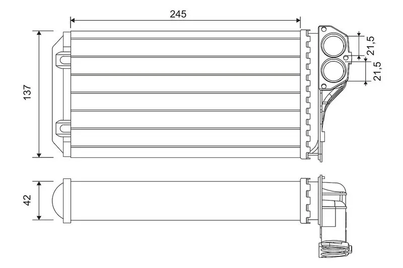 VALEO 812322 Теплообменник