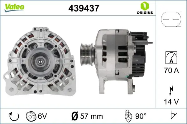 VALEO 439437 Генератор