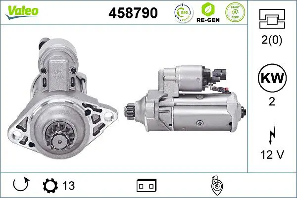 458790 STARTER REMAN RE GEN