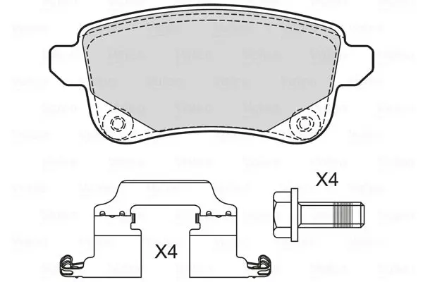 601706 BRAKE PADS
