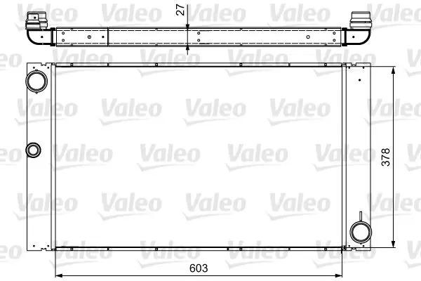 VALEO 735475 Радиатор, охлаждение двигателя