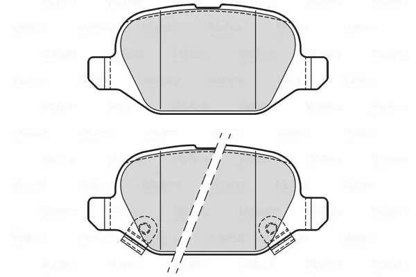 VALEO 302338 Колодки тормозные дисковые