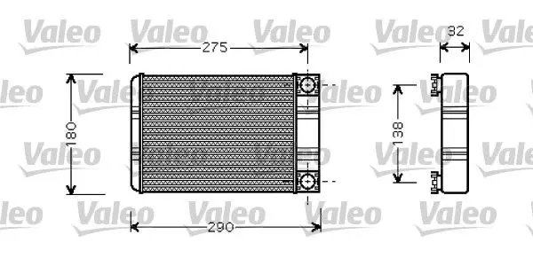 VALEO 812321 Теплообменник
