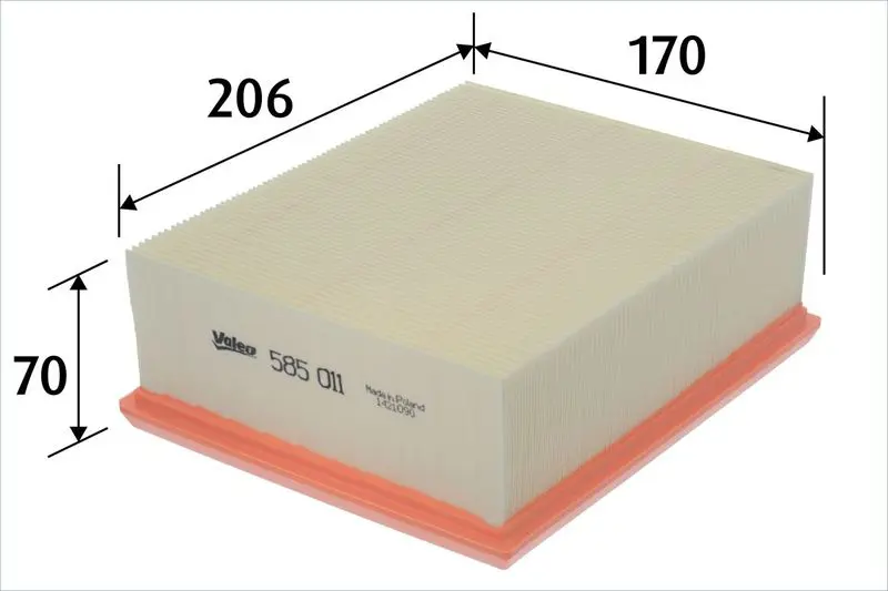 VALEO 585011 Фильтр