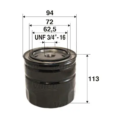 VALEO 586087 Масляный фильтр