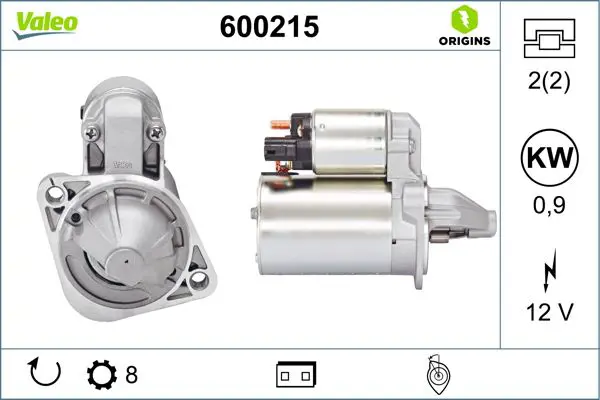 600215 Стартер VALEO 361002B020 /