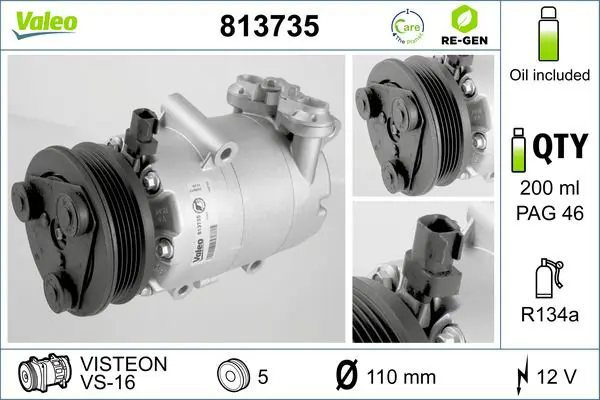 813735 Компрессор кондиционера FORD