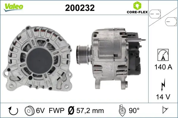 VALEO 200232 Генератор