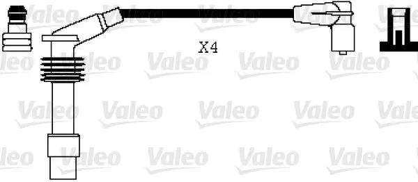VALEO 346074 Провода зажигания