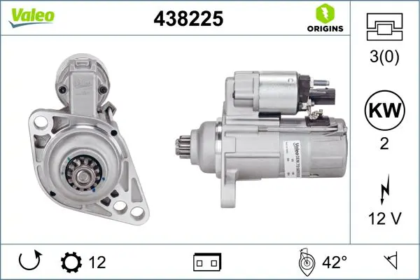 VALEO 438225 Стартер