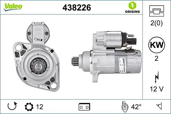 VALEO 438226 Стартер
