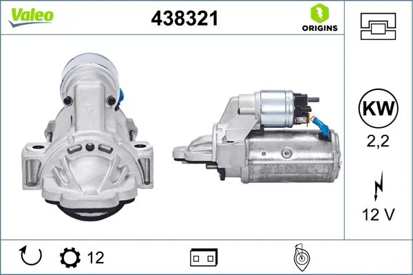 VALEO 438321 Стартер