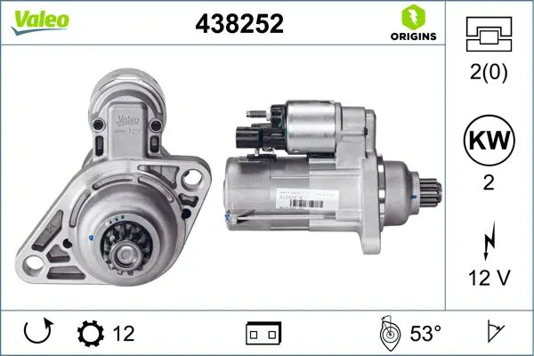 VALEO 438252 Стартер
