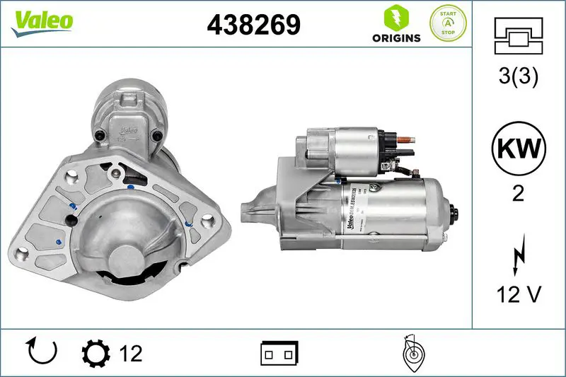 VALEO 438269 Стартер