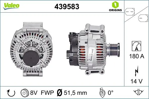 VALEO 439583 Регулятор генератора