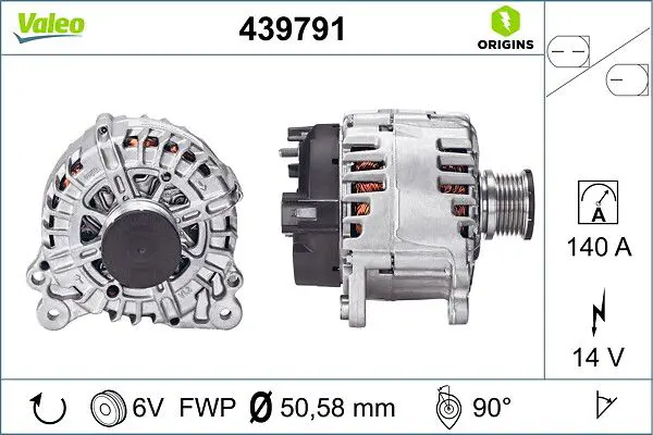 VALEO 439791 Генератор