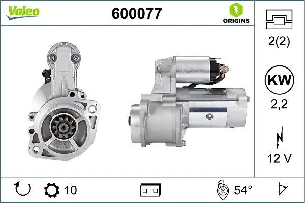 VALEO 600077 Стартер